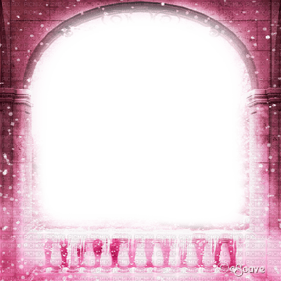 soave frame vintage terrace gothic winter pink - png gratuito