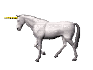 Unicorn Walk - Ilmainen animoitu GIF