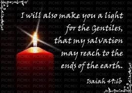 Bible Verse with Red Candle - PNG gratuit