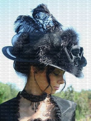 woman in hat bp - ücretsiz png