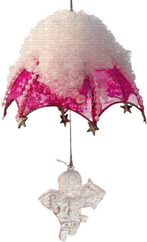Parapluie Rose Ange Blanc:) - Free PNG