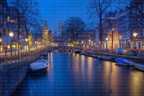 Amsterdam Night - ücretsiz png