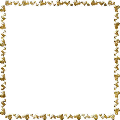 chantalmi cadre frame coeur heart doré golden - Безплатен анимиран GIF