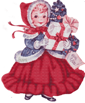 Y.A.M._New year Christmas girl - безплатен png