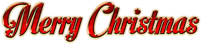 Christmas Text  Red Gold - Bogusia - gratis png