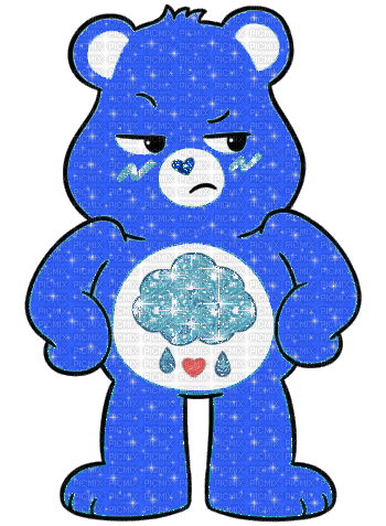 grumpy bear - Бесплатный анимированный гифка