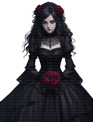 gothic woman - бесплатно png