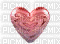 pink metallic heart - GIF animado grátis