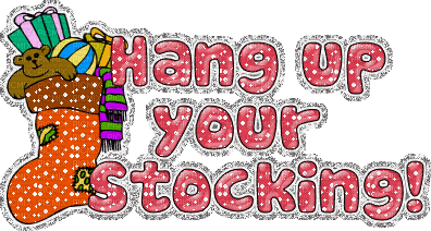 x mas stocking - GIF animado gratis