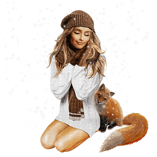 winter woman by nataliplus - darmowe png