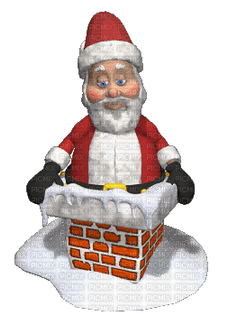 noel Santa décoration  GIF Pelageya - GIF animé gratuit