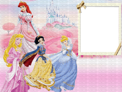 image encre bon anniversaire color effet  Disney les princesses edited by me - png ฟรี