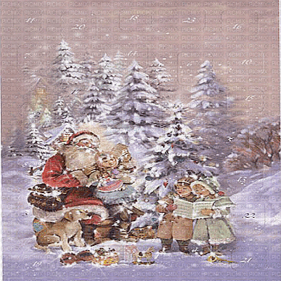 kikkapink winter vintage background christmas gif - Zdarma animovaný GIF