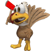 turkey running animated gif - Nemokamas animacinis gif