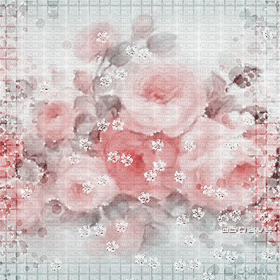 soave background vintage flowers rose animated - 免费动画 GIF