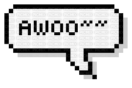 awoo~~ speech bubble - δωρεάν png