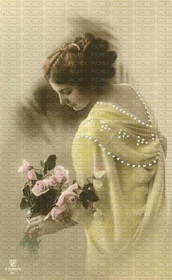 vintage woman bp - бесплатно png