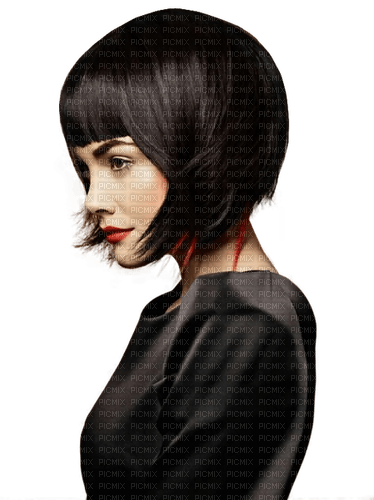 Woman Red Black Brown - Bogusia - ilmainen png