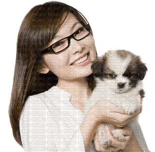 Kaz_Creations Woman Femme Dog Pup - 無料png