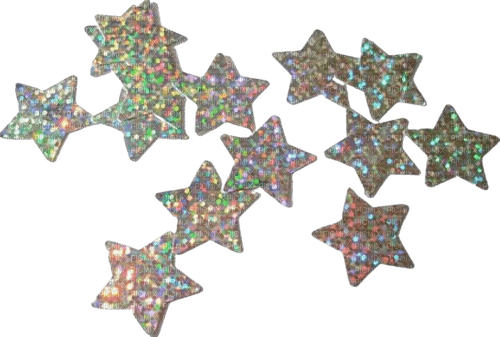 holographic star stickers !!!!!! - png gratis