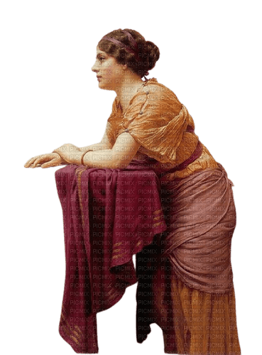 woman leaning - ilmainen png