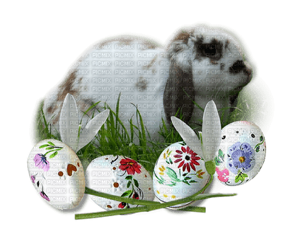 Easter, Rabbit, Rabbits, Bunny, Bunnies, Egg, Eggs - Jitter.Bug.Girl - фрее пнг