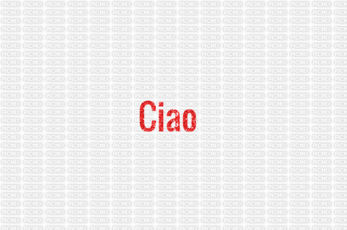 ciao - Bezmaksas animēts GIF