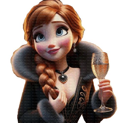 Anna Frozen - Nemokamas animacinis gif