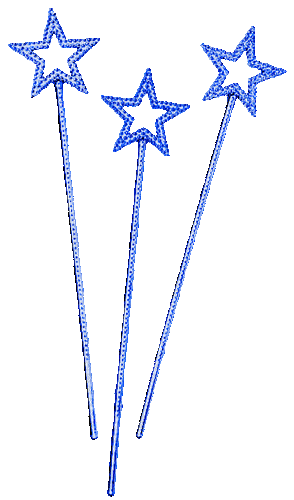 Stars.Blue.Animated - KittyKatLuv65 - Nemokamas animacinis gif