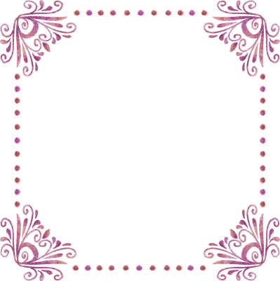 Cadre rose Debutante pink frame - 免费PNG