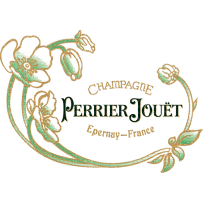 Champagne Perrier Jouet Text - Bogusia - Free PNG