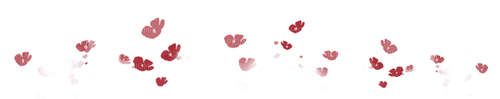 kikkapink deco flowers red fly - 無料png