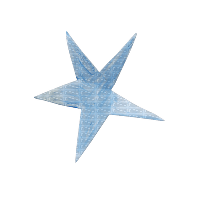 Kaz_Creations  Deco Baby Blue Star - 免费PNG