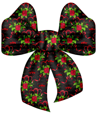 Kaz_Creations Valentine Deco Love Ribbon Bow - png gratis