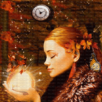 woman autumn bp - Δωρεάν κινούμενο GIF