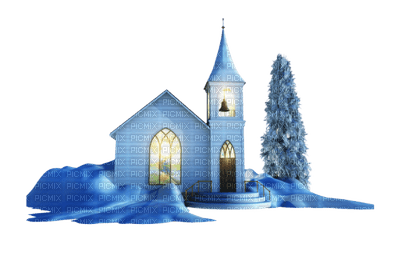 church kirche église eglise winter hiver garden jardin neige  snow  house haus maison landscape paysage tube deco noel - фрее пнг