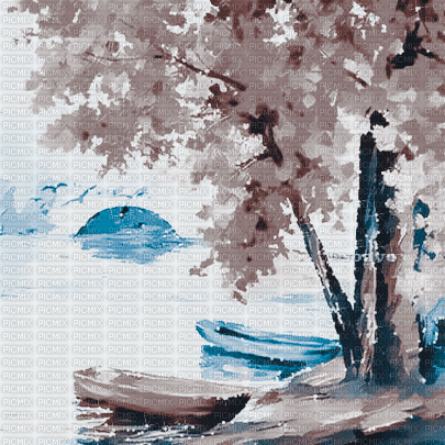 soave background animated autumn painting water - Δωρεάν κινούμενο GIF