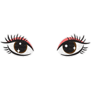 Eyes Yeux - Animovaný GIF zadarmo