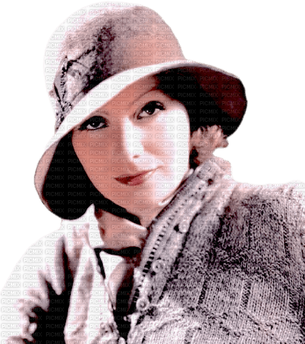 Greta Garbo Vintage Woman actress - zdarma png