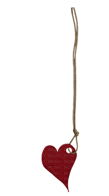 Kaz_Creations Red Scrap Deco Heart Love - 免费PNG