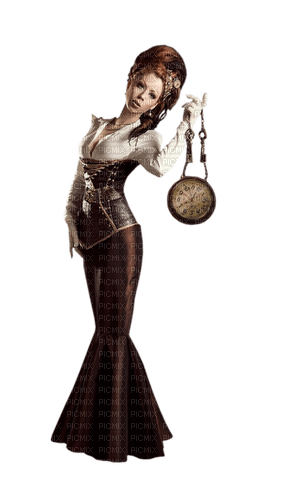 Lady Woman Femme Fille Steampunk JitterBugGirl - darmowe png