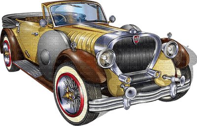 vintage voiture - zdarma png