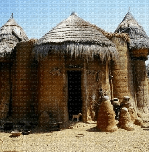 Rena Hintergrund Africa Afrika Haus House - gratis png