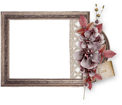 Kaz_Creations Deco Colours Frames Frame Flowers   Victorian - bezmaksas png