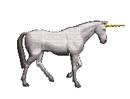 Licorne - Animovaný GIF zadarmo