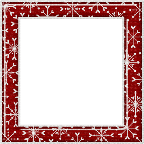 Frame. Red.  Christmas. Leila - Free PNG