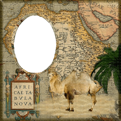 Africa.Cadre.Frame.Marco.Victoriabea - Free PNG