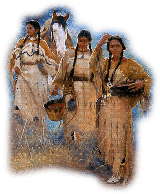 American Indian woman bp - PNG gratuit
