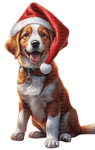 Christmas.Noël.Dog.Chien.Victoriabea - Free PNG