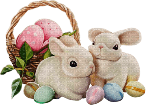 Easter. Rabbit. Leila - безплатен png